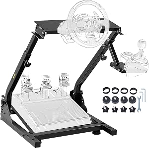 57 x 49cm Soporte de Volante Universal Plegable G25 G27 G29 y G920 Wheel Stand Pro Compatible con Logitech G25 G27 G29 y G920
