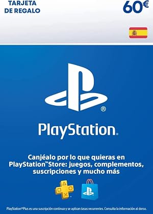 60&euro; PlayStation Store Tarjeta Regalo | Cuenta espa&ntilde;ola [C&oacute;digo por correo]