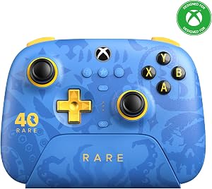 8BitDo Ultimate 3-mode Wireless Controller for Xbox, Hall Effect Joysticks, Pro Back Buttons, Compatibility with Xbox Series X|S & Xbox One, Apple, Windows PC & Android - Rare 40th Anniversary Edition