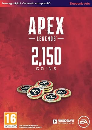 APEX Legends 2150 COINS PCWin, Codigo de descarga inmediato EA App - Origin, Videojuegos, Castellano