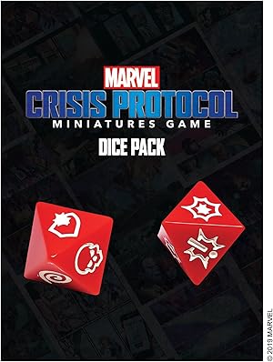 Atomic Mass Games Marvel Crisis Protocol: Accesorio: Paquete de Dados | Juego de miniaturas | A Partir de 10 años | 2 Jugadores | 45 Minutos de Tiempo de Juego