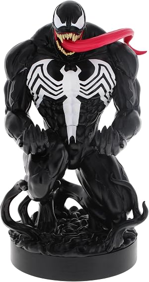 Cable Guys - Marvel Comics Venom Gaming Accessories Holder & Phone Holder for Most Controller (Xbox, Play Station, Nintendo Switch) & Phone