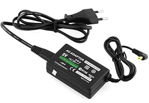 Cargador AGF para Sony PSP Compatible con Todos los Modelos -1000 / PSP-1004 / Brite PSP-3004 / PSP Slim & Lite (PSP-2000 / PSP-2004) / PSP Street (PSP-E1000 / PSP) Playstation Alimentaci&oacute;n port&aacute;til