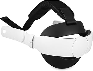 Correa Ajustable Compatible con Meta Quest 3S / Quest 3, One Click Estirar y Retraer Head Strap, Mayor Comodidad e Inmersi&oacute;n en Juego VR Accesorios Correa de Cabeza