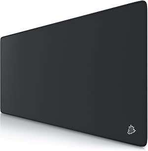 CSL-Computer - Alfombrilla de rat&oacute;n Speed Gaming Titanwolf Negro 900 x 400 mm - Base de Mesa Grande - Mejora la precisi&oacute;n y la Velocidad, 23032532, Talla XXL Tipo 1