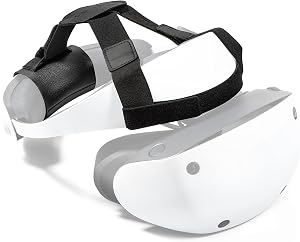 DEVASO Correa de cabeza ajustable para PlayStation VR2, c&oacute;moda y suave correa PSVR2, presi&oacute;n reducida, accesorios ligeros PS5 VR2 para juegos de realidad virtual.
