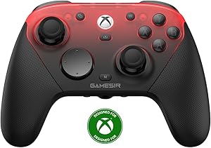 GameSir G7 Pro Mando 1000Hz con Estaci&oacute;n de Carga para Xbox Series X|S, Xbox One, Windows 10/11 & Android &ndash; Joysticks TMR, Gatillos Ajustables & 4 Botones Programables &ndash; Shadow Ember