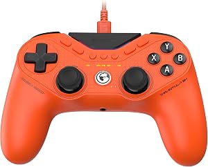 GameSir Tarantula 8K PC Mando Esports Con Cable para PC | Polling Rate 8000Hz, respuesta 0,25ms, 9 botones macro remapeables, dise&ntilde;o 180g, sticks TMR Gen-2, gyro, RGB,