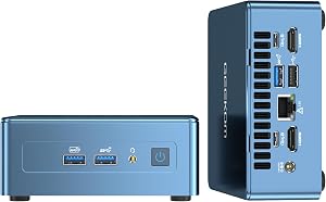 GEEKOM Mini PC Mini IT13, Intel i9-13900H (hasta 5,4 GHz), 32 GB DDR4 2TB M.2 SSD Mini PC Windows 11 Pro, NUC13 Mini Ordenador de Sobremesa 8K | Wi-Fi 6E | USB4
