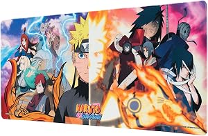Grupo Erik Alfombrilla rat&oacute;n Naruto - Alfombrilla gaming manga - Mousepad XL - Naruto merchandising/Alfombrilla XXL - Alfombrilla escritorio - Tapete escritorio ideal accesorio gamer manga