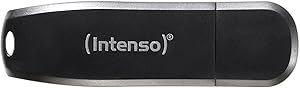 Intenso Speed Line - Memoria USB de 64 GB, Color Negro