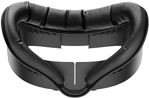 KIWI design V3 Interfaz Facial Compatible con Meta Quest 3 Accesorios, Coj&iacute;n Facial de Cuero PU