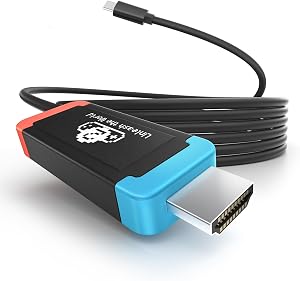 Lemorele Adaptador USB-C a HDMI 2 m, 4K@60Hz, Compatible con Switch 2 | HDMI 2.0, PD hasta 100W y Plug & Play; compatible con Steam Deck y ROG Ally, requiere USB-C con DisplayPort Alt Mode