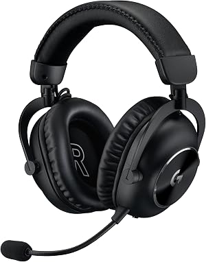 Logitech G PRO X 2 LIGHTSPEED Auriculares Gaming Inal&aacute;mbricos, Micr&oacute;fono Brazo Desmontable, Transductores Grafeno 50 mm, DTS:X 2.0-7.1 Surround, Bluetooth/USB/3.5 mm, Negro