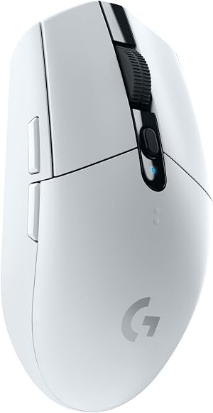 Logitech G305 LIGHTSPEED Rat&oacute;n Gaming Inal&aacute;mbrico, Captor HERO 12K, 12,000 DPI, Ultra-ligero, Bater&iacute;a de 250h, 6 Botones Programables, Memor&iacute;a Integrada, PC/Mac - Blanco