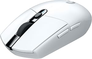 Logitech G305 Lightspeed Rat&oacute;n Gaming Inal&aacute;mbrico, Captor Hero 12K, 12,000 dpi, Ultra-Ligero, Bater&iacute;a de 250h, 6 Botones Programables, Memor&iacute;a Integrada, PC/Mac, Blanco
