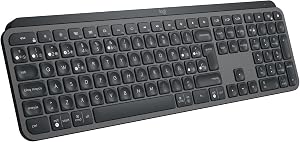 Logitech MX Keys S Teclado inal&aacute;mbrico, Perfil Bajo, Escritura Fluida Precisa Silenciosa, Teclas Programables, Iluminaci&oacute;n, Bluetooth, Carga USBC, QWERTYEspa&ntilde;ol