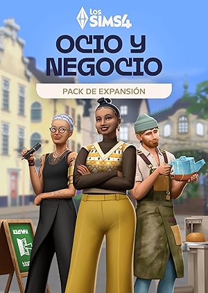 Los Sims 4 Ocio y Negocio (EP18) Pack de Expansión PCWin | Codigo de descarga inmediato EA App - Origin | Videojuegos | Castellano Standard | Código EA App para PC