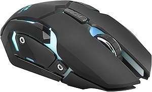 Mars Gaming MMW, Rat&oacute;n para Pc Inal&aacute;mbrico 3200Dpi, Rgb Flow, Wireless, USB, LED &Oacute;ptico, Radio