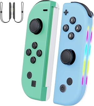 Mutree Mando para Switch, Mandos Switch Inalambricos para Switch/Switch Lite/Switch OLED, con Gyro Axis/Dual Vibraci&oacute;n/Funci&oacute;n Turbo
