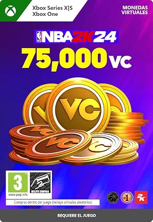 NBA 2K24: 75,000 VC Standard | Xbox One/Series X|S - Codice de descarga