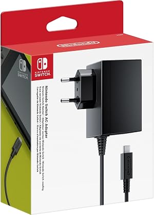 Nintendo - Adaptador De Corriente Switch