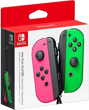 Nintendo Par Joy-Con, verde/rosa, Bluetooth Interruptor