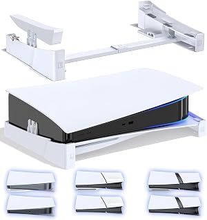 OIVO Soporte PS5/Slim/Pro Horizontal para Consola PlayStation 5, PS5 Suporte Horizontal, Soporte PS5 Acostado, Suporte Horizonta P5 con Tornillo, Accesorios PlayStation 5, Juegos para PS3