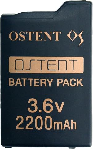 OSTENT 2200mAh 3.6V Paquete de bater&iacute;a Recargable de pol&iacute;mero de Iones de Litio de Iones de Litio Versi&oacute;n Mejorada de reemplazo para Sony PSP 1000 PSP-280 Consola de Videojuegos