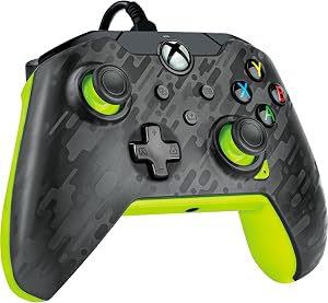 PDP Wired mando Electric Carbon for Xbox Series X|S, Gamepad, Wired Video Game mando, Gaming mando, Xbox One, Officially Licensed - Xbox Series X