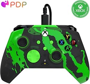 PDP Xbox REMATCH GLOW Wired controller - Jolt Green