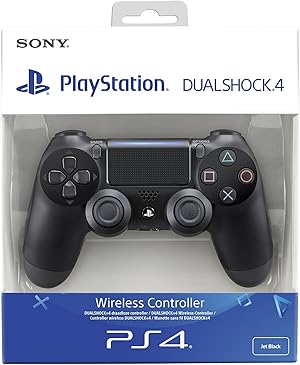 Playstation 4 Mando Inalámbrico Dualshock 4 V2 | Mando Oficial de Sony para PS4 con Joysticks Analógicos y Gatillos Mejorados y Batería Interna con Carga por USB - Color Negro V2