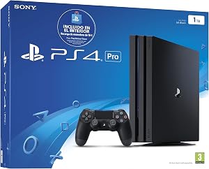 PlayStation 4 Pro (PS4) - Consola de 1 TB (incluye recarga de monedero)