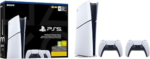 Playstation 5 Consola Digital Modelo Slim y 2 Mandos Inal&aacute;mbrico Dualsense