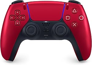 PlayStation 5 - Mando Inalámbrico DualSense Wireless Controller -Volcanic Red/Rojo Volcánico| Mando Original para PS5 con Retroalimentación Háptica y gatillos Adaptativos