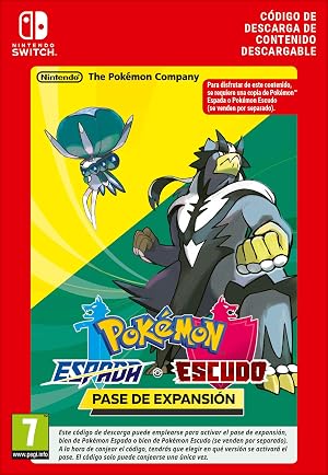 Pok&eacute;mon Espada y Pok&eacute;mon Escudo: Pase de expansi&oacute;n | Nintendo Switch - C&oacute;digo de descarga