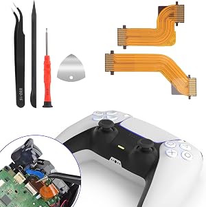 PS5 R2 L2 L1 R1 Cable de Conexi&oacute;n Flexible de Repuesto para PS5 Sony Playstation 5(BDM-010) DualSense Controller Haptic Trigger Button Cable Plano (Izquierda y Derecha)