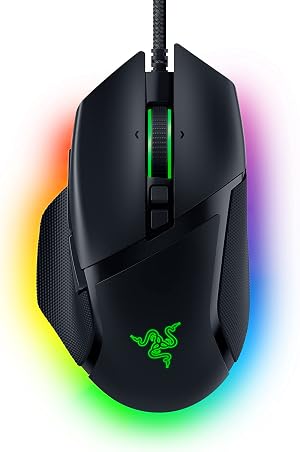 Razer Basilisk V3 - Rat&oacute;n para Juegos Personalizable con Cable (10+1 Botones Programables, Rueda Inclinable Hyperscroll, 11 Zonas De Iluminaci&oacute;n, Interruptores &Oacute;pticos de Rat&oacute;n, Sensor &Oacute;ptico) Negro