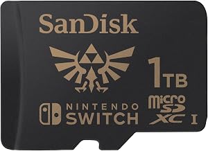 SANDISK Tarjeta microSD con licencia oficial para Nintendo Switch, Edici&oacute;n Legend of Zelda 1TB (Velocidad de lectura hasta 100 MB/s,UHS-I, Class 10, U3)