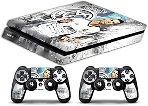 Skin Compatible para PS4 Slim HD - Limited Edition Decal Cover Adhesivo Slim Bundle (Cristiano Ronaldo)