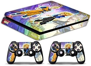 Skin Compatible para PS4 Slim HD - Limited Edition Decal Cover Adhesivo Slim Bundle (Dragonball Trunks)