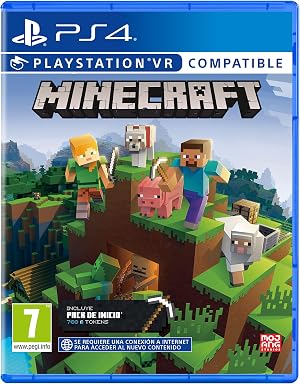 Sony Playstation- Minecraft Starter Col (Compatible VR)-PS4 Does Not Apply No Aplica Videojuegos, Multicolor, One Size (Sony VJGPS4SON21703792)
