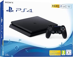 Sony PS4 Slim 1TB Negro 1000 GB Wifi - Videoconsolas (PlayStation 4, Negro, 8192 MB, GDDR5, AMD Jaguar)