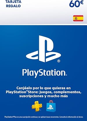 Tarjeta Regalo de PlayStation 60&euro;