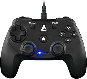 The G-Lab K-Pad Thorium Mando Gaming PC & PS3 con USB - Vibraci&oacute;n Incorporada - Joystick para PC con Windows XP-7-8-10, PS3, Android (USB)