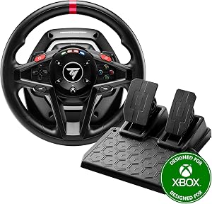 Thrustmaster T128, Volante de Carreras Force Feedback con Pedales Magn&eacute;ticos, Xbox Series X|S, Xbox One, PC