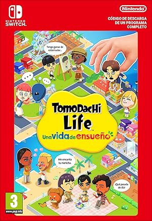 Tomodachi Life: Una vida de ensue&ntilde;o Standard | Nintendo Switch - C&oacute;digo de descarga