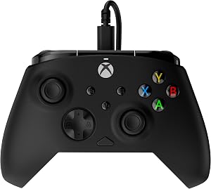Turtle Beach Rematch Core Ghost Camo Negro - Mando con Cable - con Licencia para Xbox Series XS, Xbox One y PC - Sticks con efecto Hall, Botones de Audio, Motores de vibraci&oacute;n y disparadores de Pulso