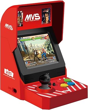UNICO MVS Mini Arcade, 45 Cl&aacute;sicos con Llicencia SNK, Incluidos The King of Fighters, Metal Slug, etc., Admite Salida HDMI de Pantalla Grande / 2 Puertos para Gamepad / Regalos para Adultos y Ni&ntilde;os