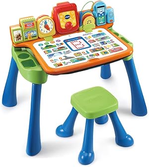 VTech Escritorio interactivo, pl&aacute;stico, multicolor, (versi&oacute;n francesa)